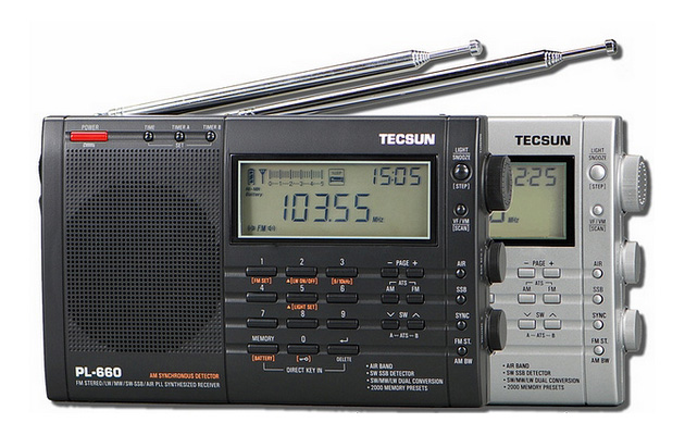 TECSUN PL-660 最安値【ワールド無線】同期検波、SSB、エアバンドBCLラジオ