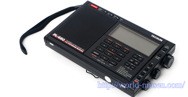 TECSUN PL-680 最安値【ワールド無線】同期検波、SSB、エアバンドBCLラジオ